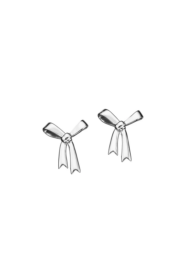 Karen Walker Sterling Silver Bow Stud Earrings