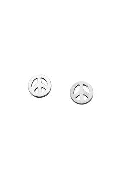 Karen Walker Mini Peace Stud Earrings