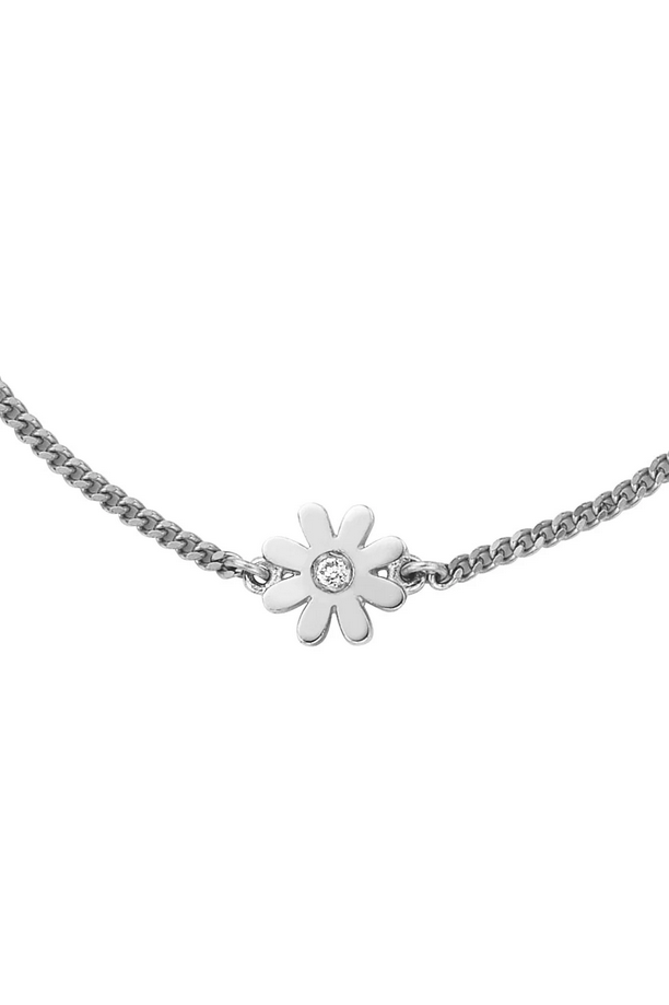 Karen Walker Sterling Silver Daisy Diamond Necklace