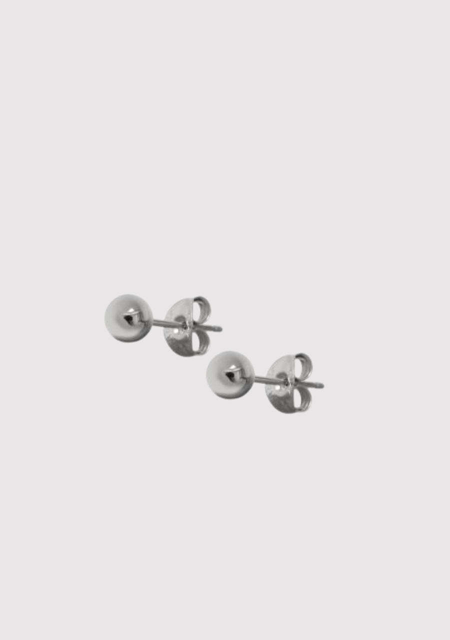 Sterling Silver 4mm Ball Stud Earrings