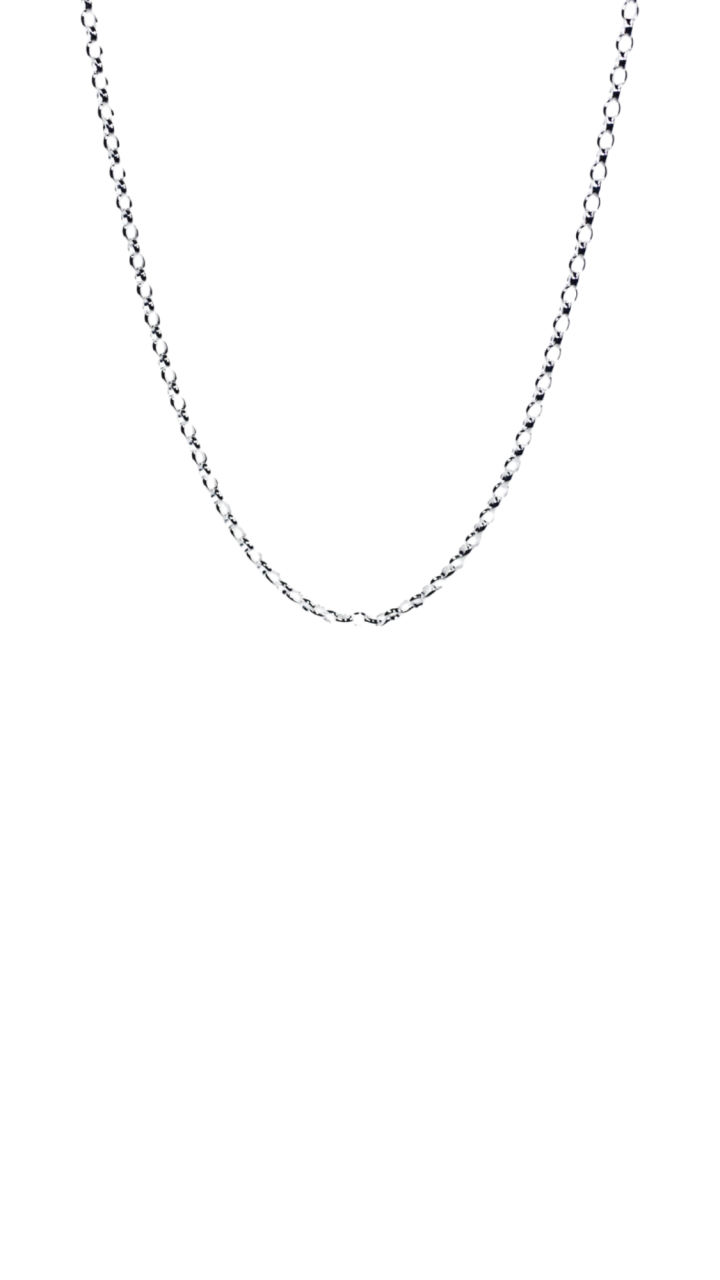 Sterling Silver Oval Belcher Chain