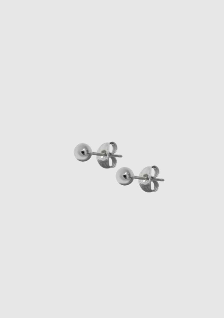Sterling Silver 3mm Ball Stud Earrings
