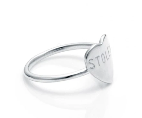 Stolen Girlfriends Club Sterling Silver Stolen Heart Ring