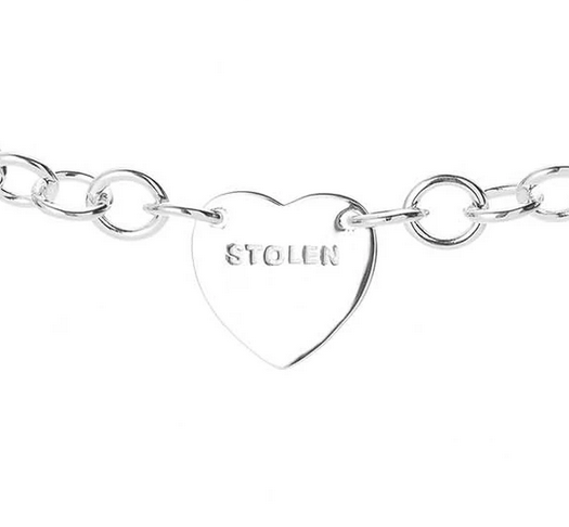 Stolen Girlfriends Club Sterling Silver Cold Heart Bracelet  Bracelet Length: 20.5cm