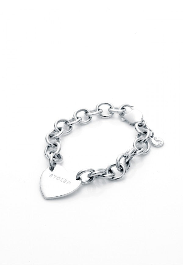 Stolen Girlfriends Club Sterling Silver Cold Heart Bracelet  Bracelet Length: 20.5cm