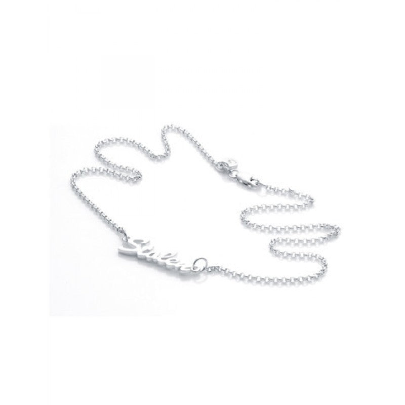 Stolen Girlfriends Club Sterling Silver Stolen Script Necklace