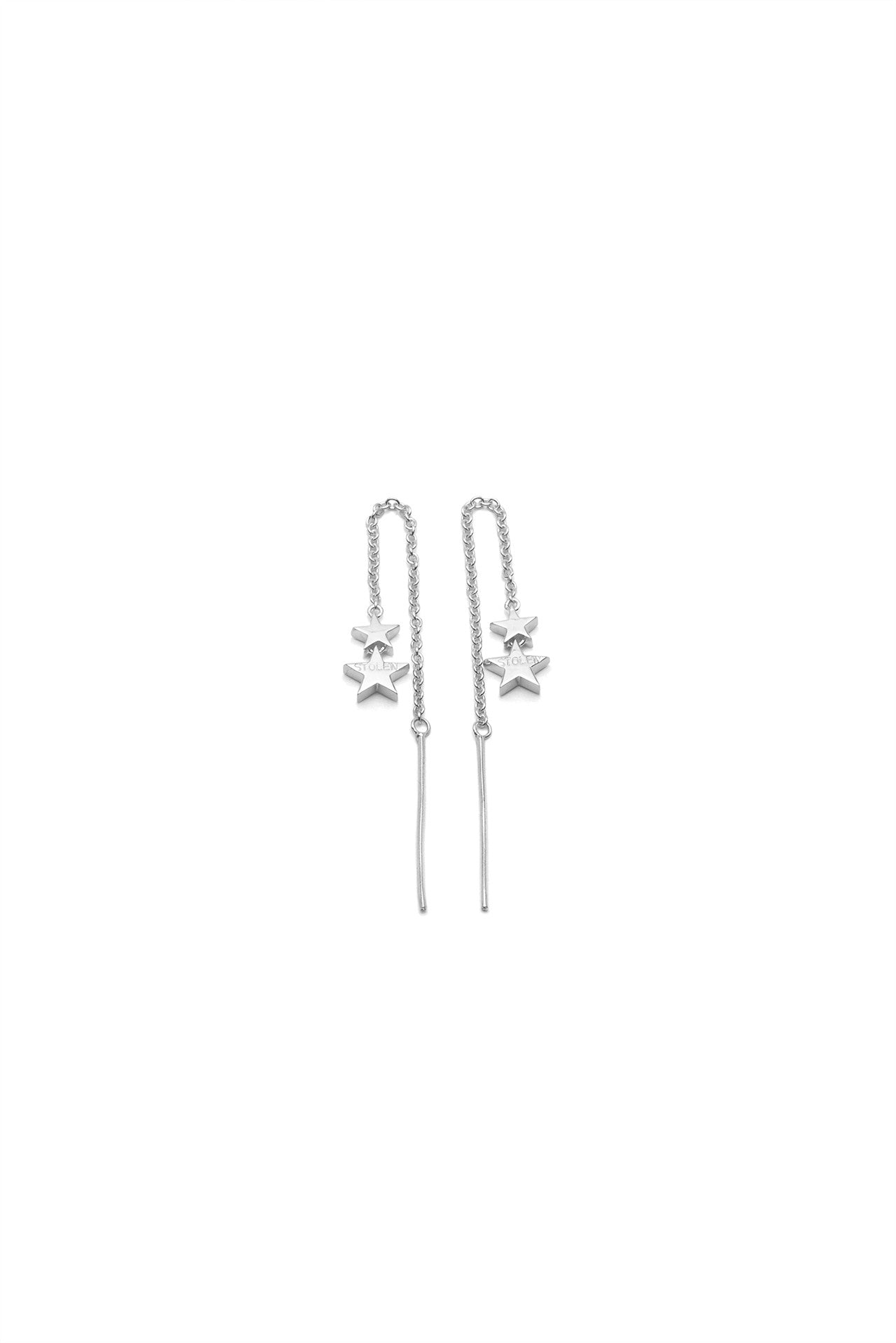 Stolen Girlfriends Club Sterling Silver Falling Stolen Star Earrings