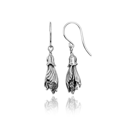 Evolve Sterling Silver Kowhai (Happiness) Drop Earrings