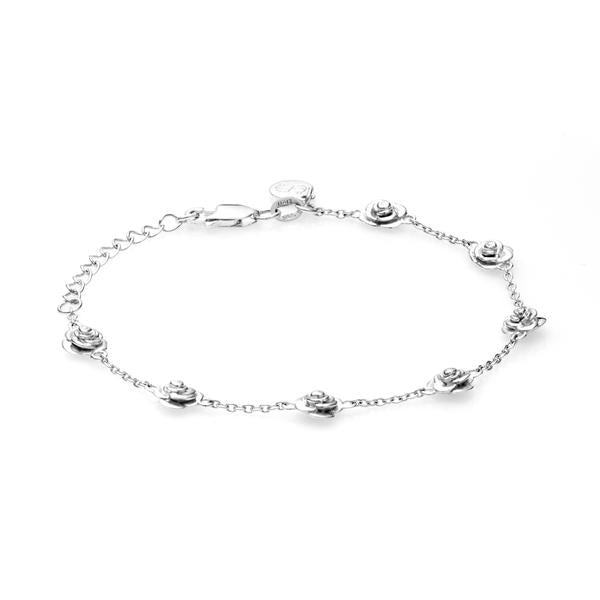 Stolen Girlfriend Club Sterling Silver  Rose Bud Bracelet