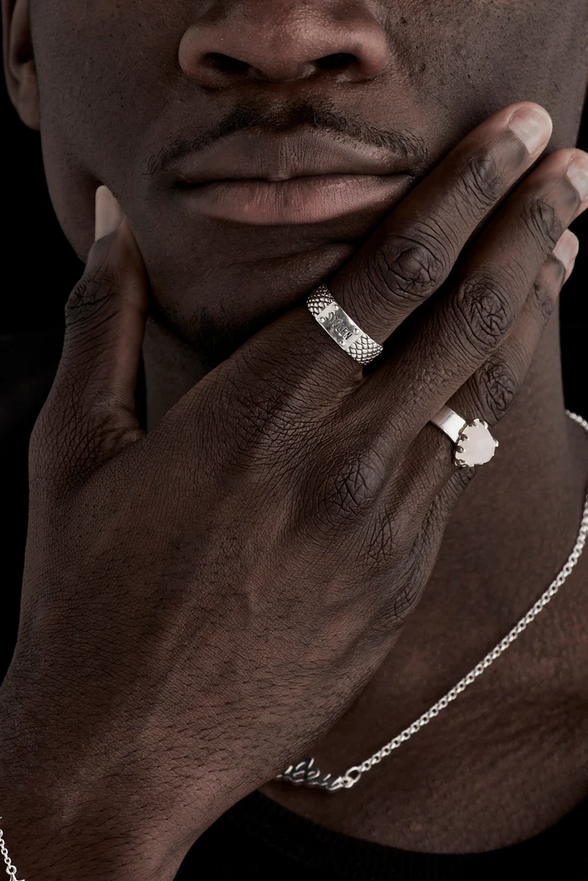 Stolen Girlfriends Club Silver Skinny Snake Ring