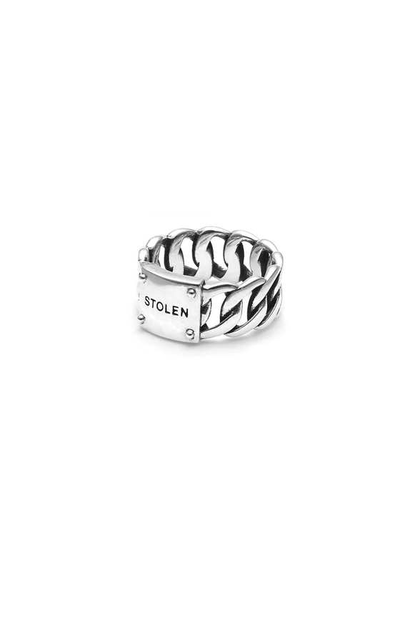 Stolen Girlfriends Club Sterling Silver  Wide Curb Ring