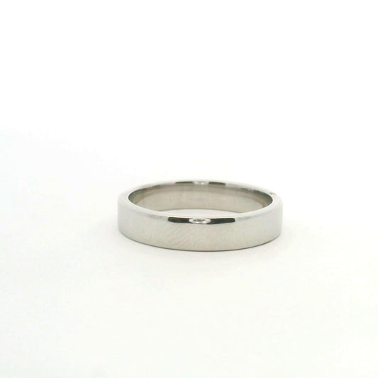 Estate Platinum Plain 4mm Wide Ring