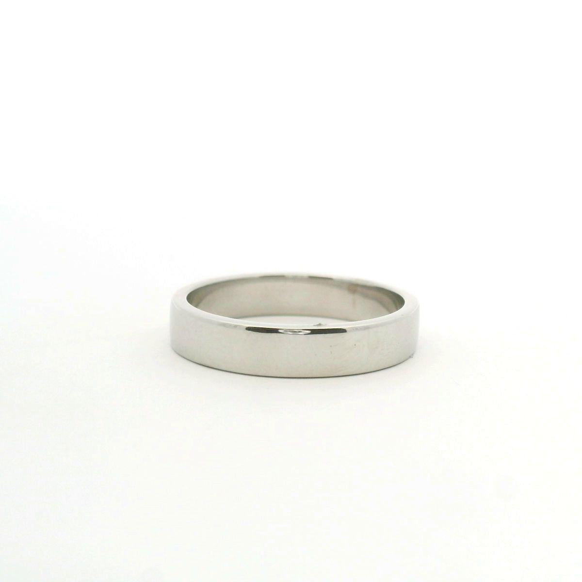 Estate Platinum Plain 4mm Wide Ring