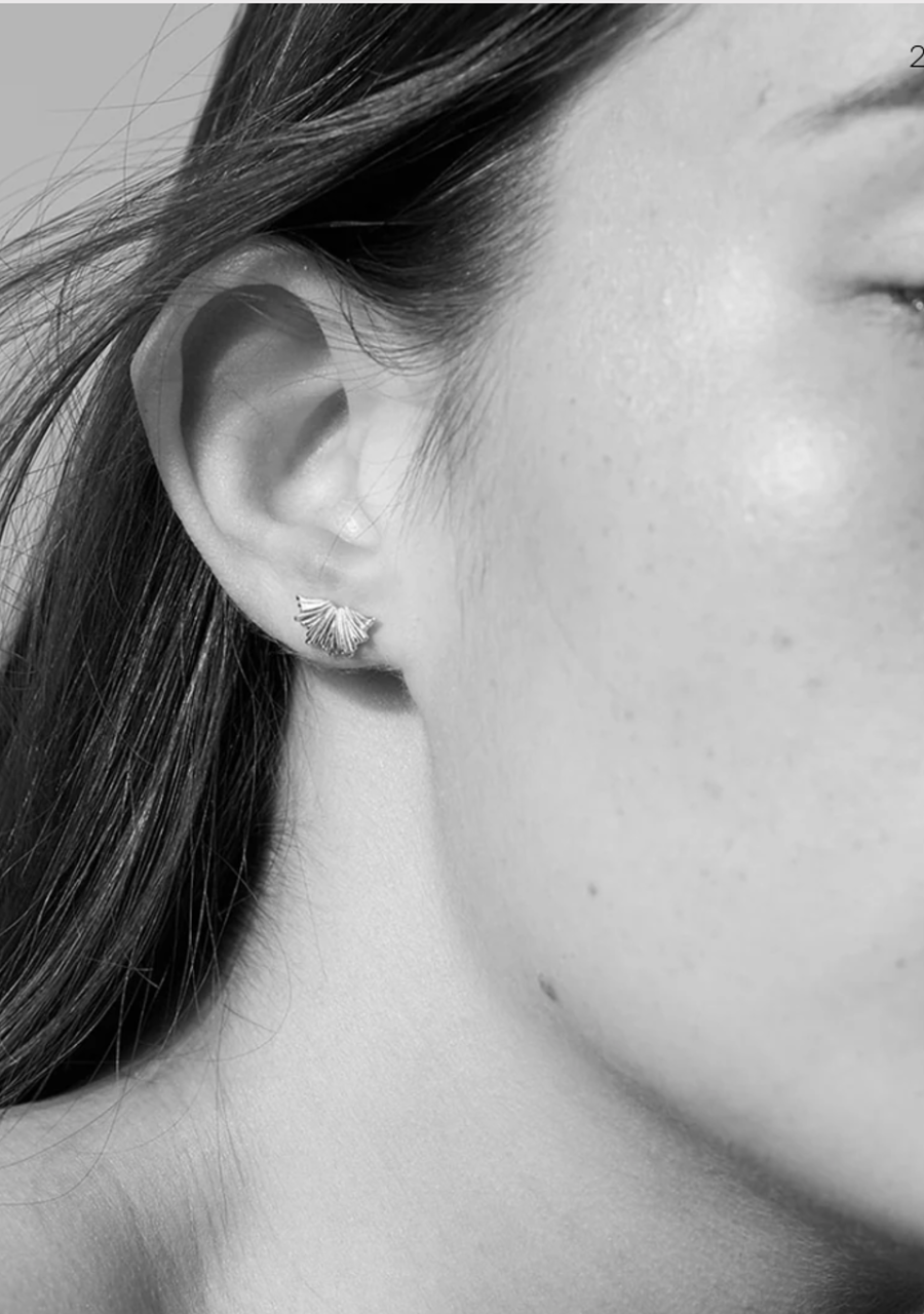 Meadowlark Silver Gold Plated Small Vita Stud Earrings
