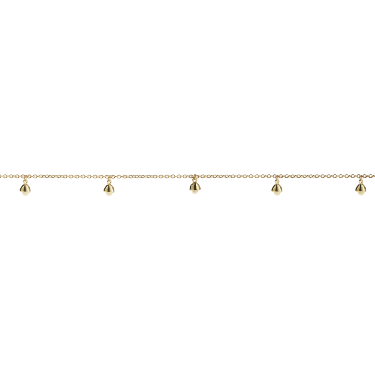 Meadowlark Gold Plated Bell Anklet