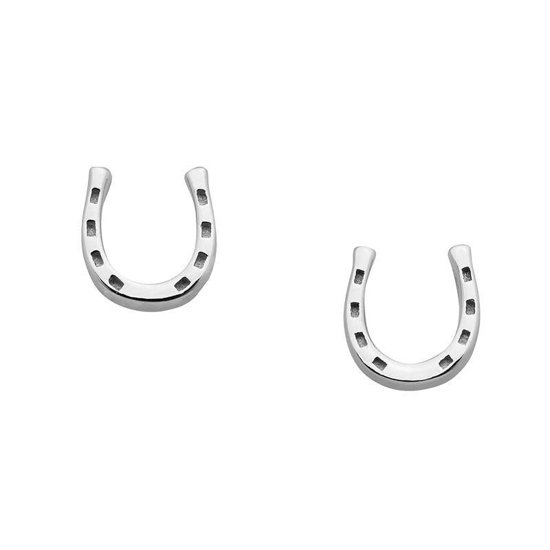 Karen Walker Sterling Silver Mini Horseshoe Stud Earrings