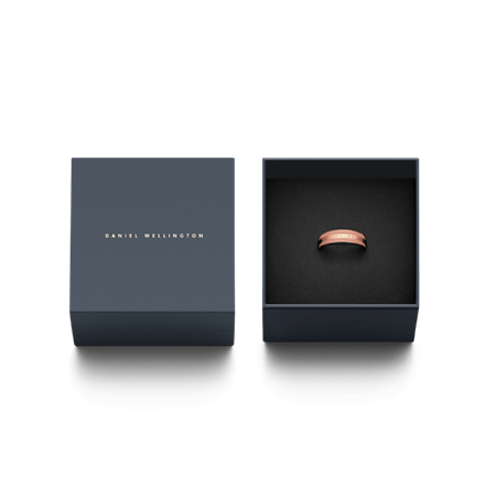 Daniel Wellington Classic Rose Gold Plated Dusty Rose Ring Size 56