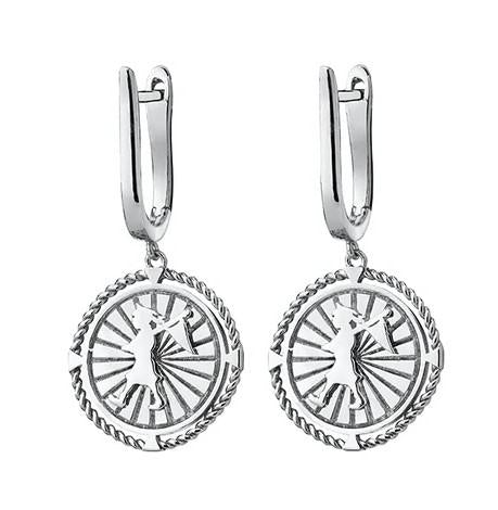 Karen Walker Sterling Silver Voyager Earrings