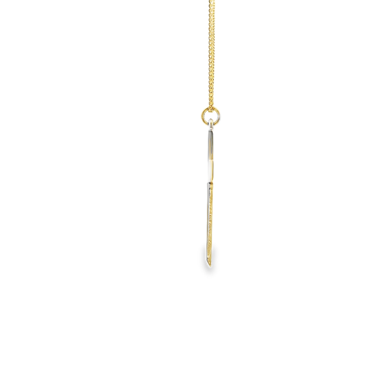 9ct Yellow Gold Plain Cross Pendant