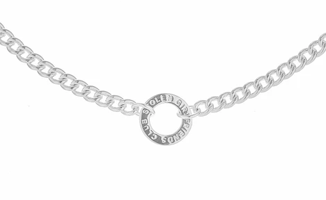 Stolen Girlfriends Club Sterling Silver Halo Curb Necklace 40cm + 2cm + 3cm Extender