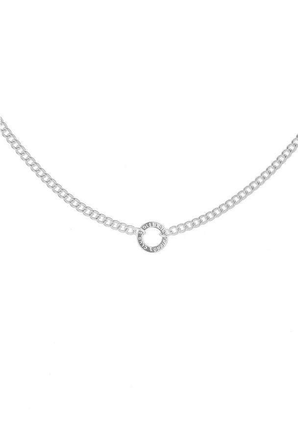 Stolen Girlfriends Club Sterling Silver Halo Curb Necklace