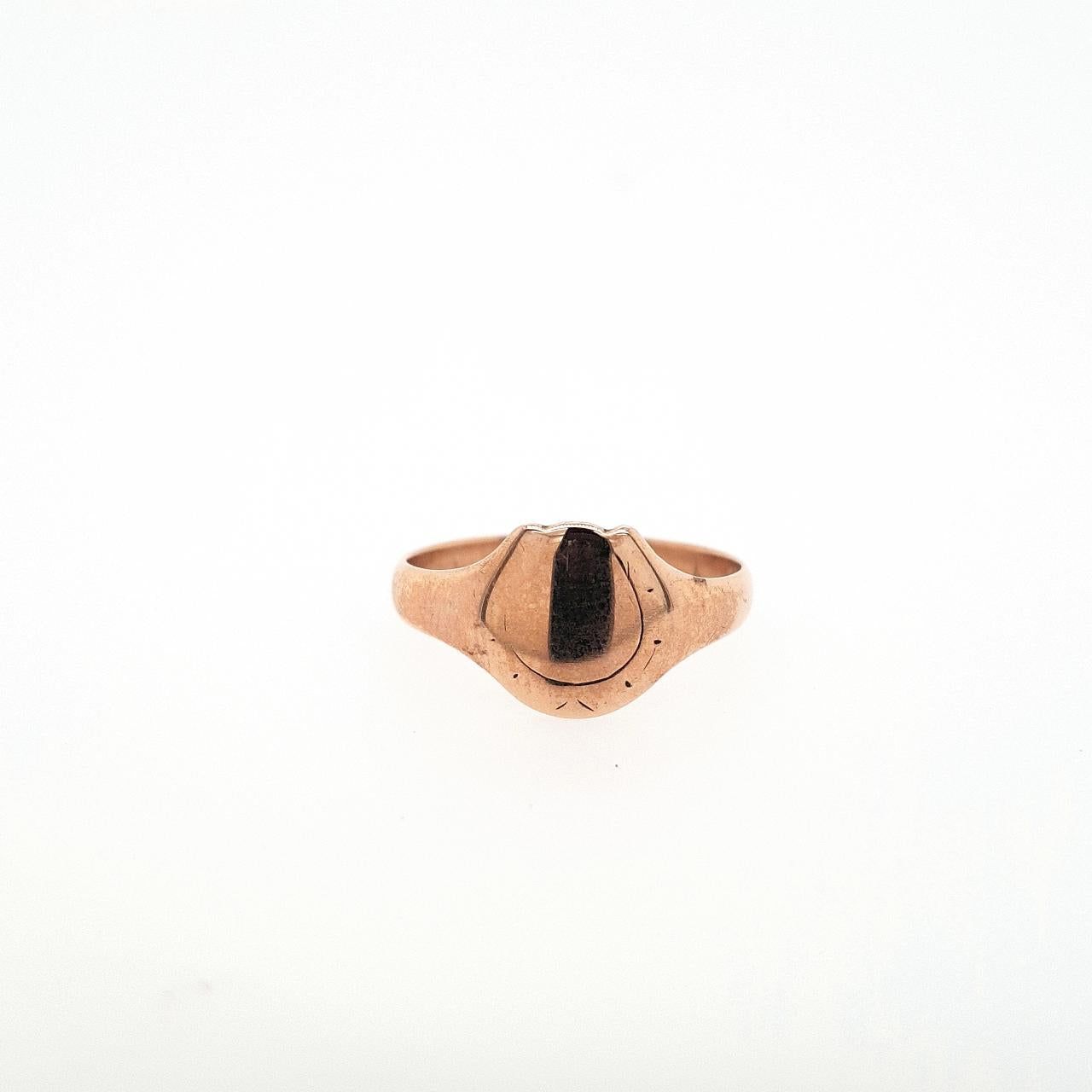 Estate 9ct Rose Gold Signet Ring