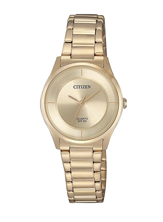 Citizen Rose Gold Water Resistant 50m Quartz Watch Code: ER0205-80X
