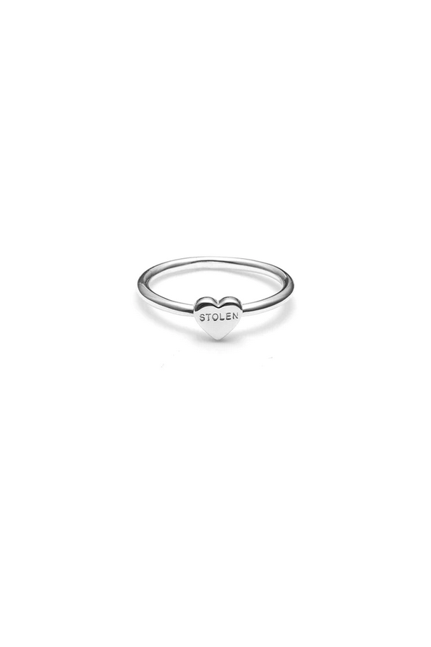 Stolen Girlfriends Club Sterling Silver Baby Stolen Heart Ring