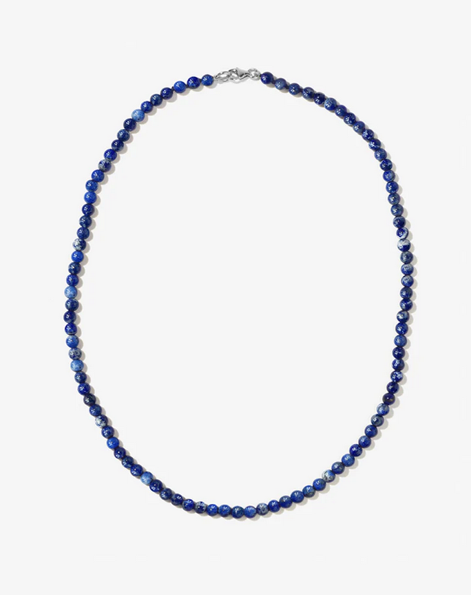 Meadowlark Sterling Silver Micro Lapis Necklace