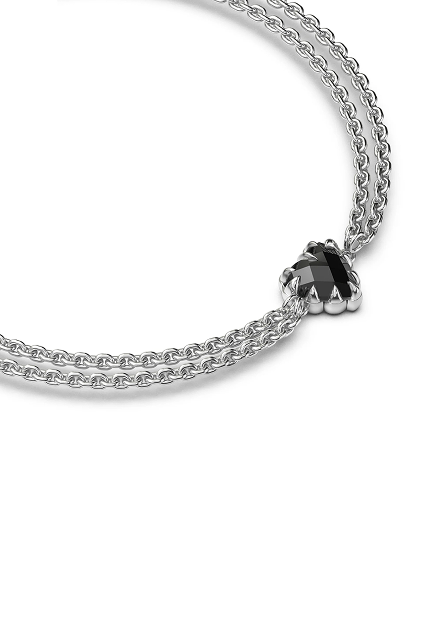 Stolen Girlfriends Club Sterling Silver Love Claw Black Onyx Bracelet