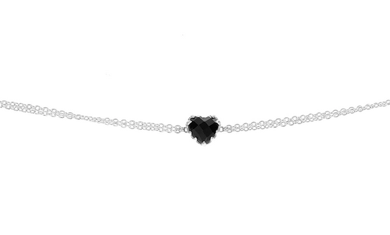 Stolen Girlfriends Club Sterling Silver Love Claw Black Onyx Bracelet