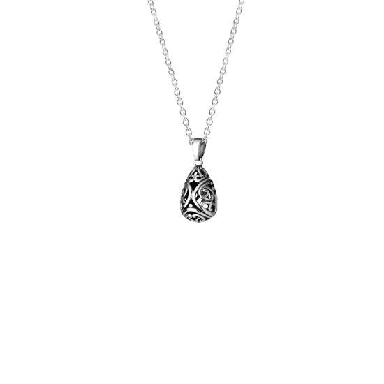 Evolve Sterling Silver Aroha Pendant Necklace