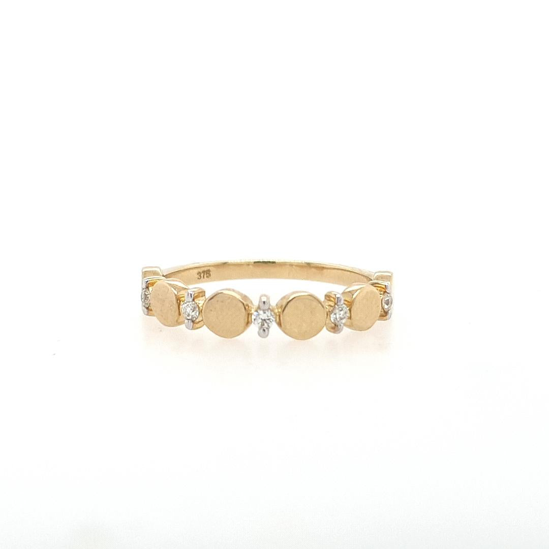 The Ginny Setting 9ct Yellow Gold Diamond Ring