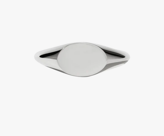 Meadowlark Sterling Silver Mini Melrose Signet Ring