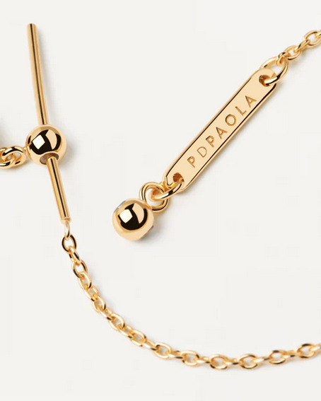 PD Paola 18ct Gold Plated Charms Necklace Chain