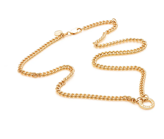 Stolen Girlfriends Club 18ct Yellow Gold Plated Halo Necklace