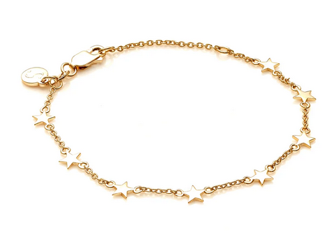 Stolen Girlfriends Club 18ct Yellow Gold Plated Stolen Star Bracelet