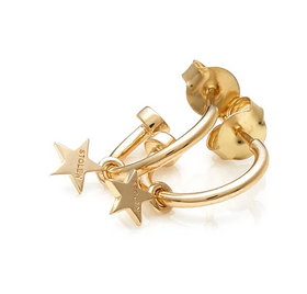 Stolen Girlfriends Club 18ct Yellow Gold Plated Stolen Star Anchor Sleeper Earrings