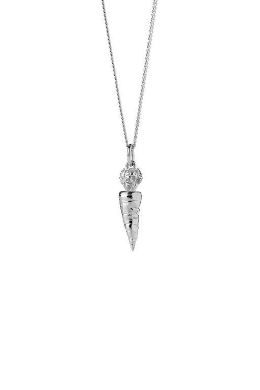 Karen Walker Sterling Silver Carrot Necklace