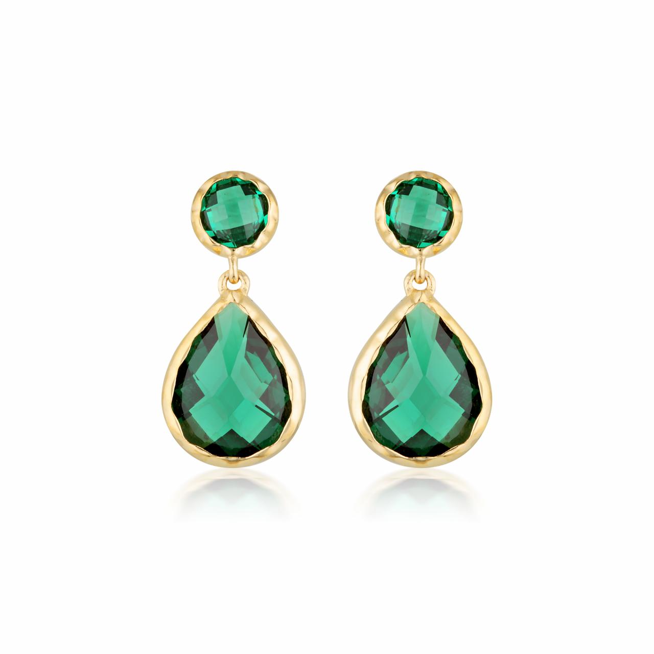 Georgini Gold Plated Luxe Nobile Earrings