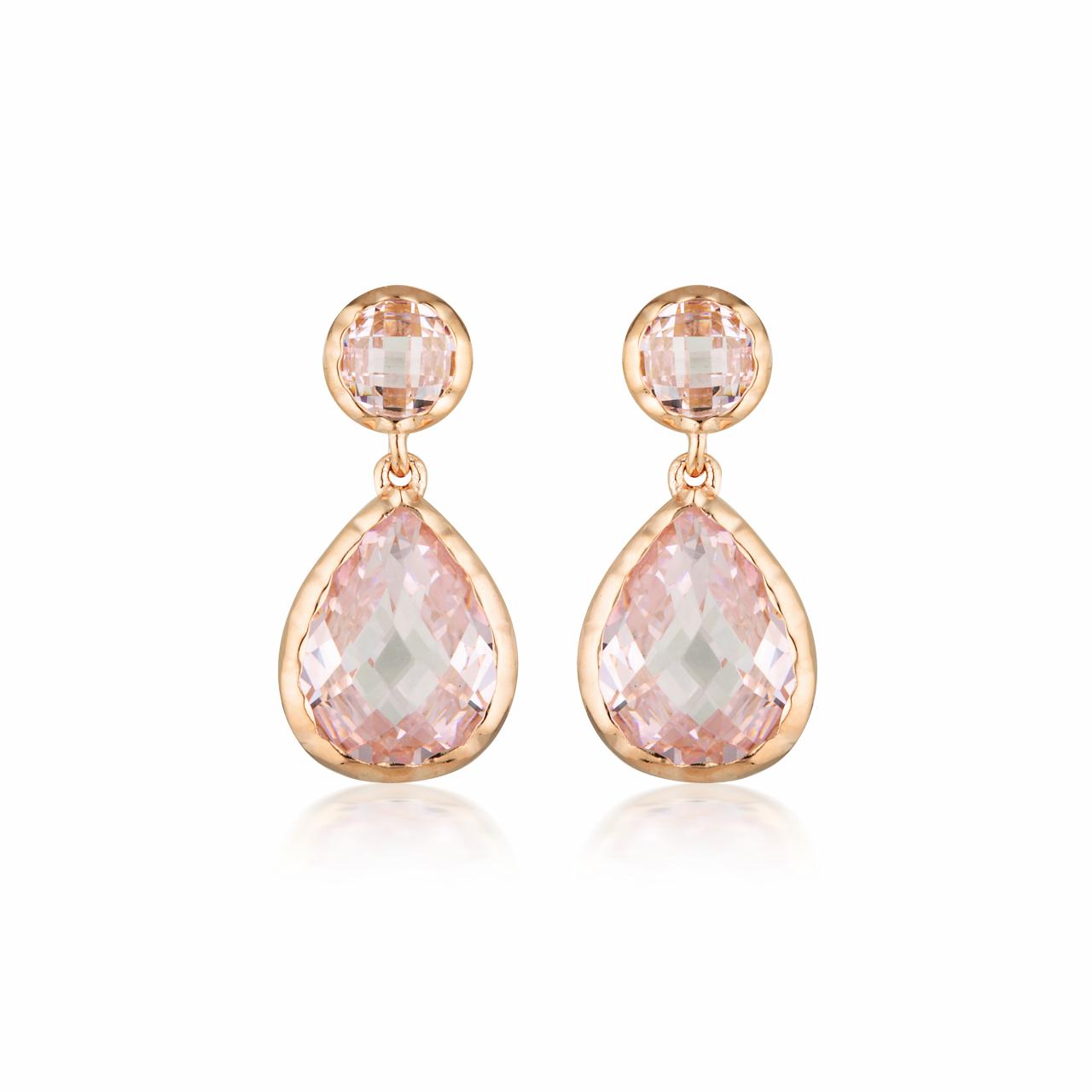 Georgini Rose Gold Plated Luxe Nobile Earrings