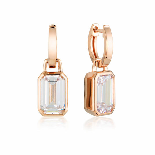 Georgini Rose Gold Plated Luxe Santuosa Earrings