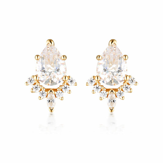 Georgini Gold Plated Iconic Bridal Penelope Earrings