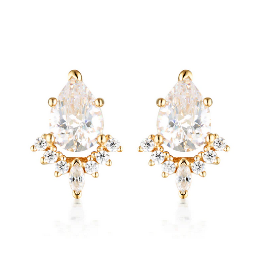 Georgini Gold Plated Iconic Bridal Penelope Earrings