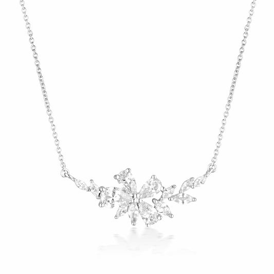 Georgini Sterling Silver iconic Bridal Hyacinth Necklace