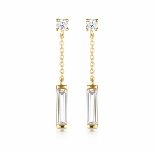 Georgini Gold Plated Layered Edit Tlieta Earrings