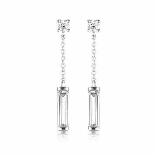 Georgini Sterling Silver Layered Edit Tlieta Earrings