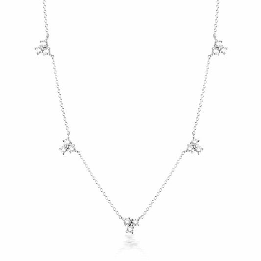 Georgini Sterling Silver Layered Edit Trois Necklace