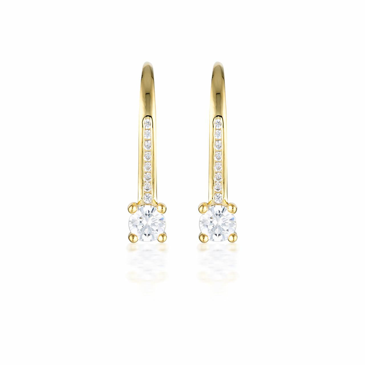 Georgini Gold Plated Red Carpet Venice Earrings