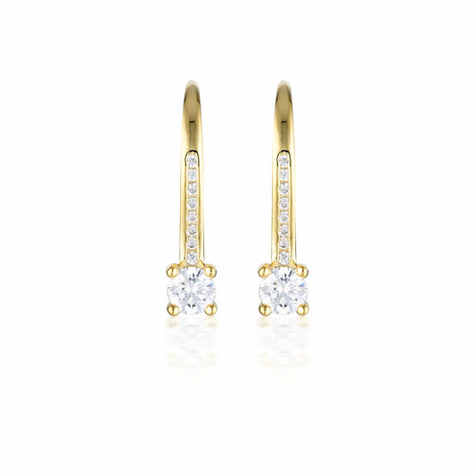 Georgini Gold Plated Red Carpet Venice Earrings